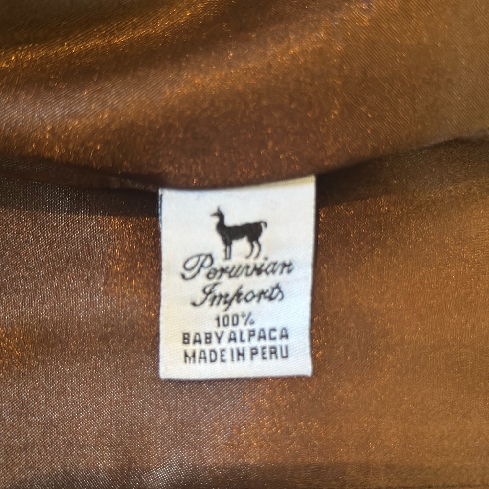 Gorgeous 100% Baby Alpaca Brown Blazer by Tony Autie - Picture 5 of 5